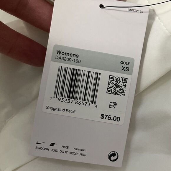 NIKE Dri-FIT Victory Golf Shorts Size XS White NEW Women’s 5” Inseam Active - Picture 7 of 13